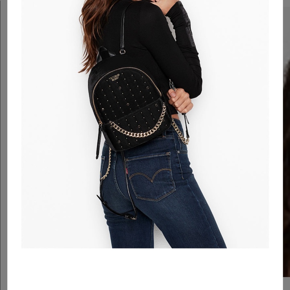 Velvet stud small City backpack